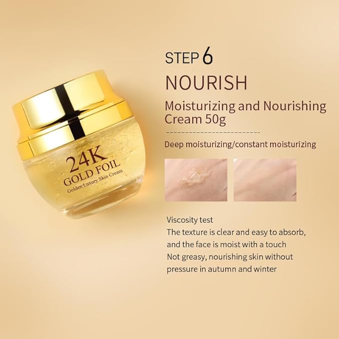 9-Piece Skincare Set for Women - Hypoallergenic, Moisturize the Skin - Collagen & Hyaluronic Acid & Snail Mucin Infused - Ideal for All Skin Types Set