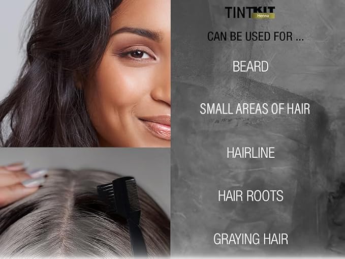 Godefroy Powered by Henna - Tint Kit 4 Applications | Light Brown | Spot Hair Color Powered by Natural Henna