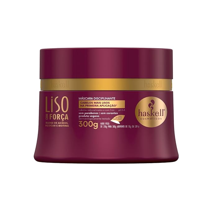 Haskell - Linha Liso Com Forca - Mascara 300 Gr - (Straight with Strength Collection - Mask Net 10.58 Oz)