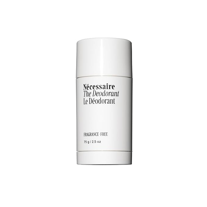 Nécessaire The Deodorant Fragrance-Free | Natural Aluminum Free Deodorant For Women & Men. Extra Strength Treatment with Mandelic Acid. Free of Baking Soda, Ozokerite & Parabens (75 g/2.5 oz)