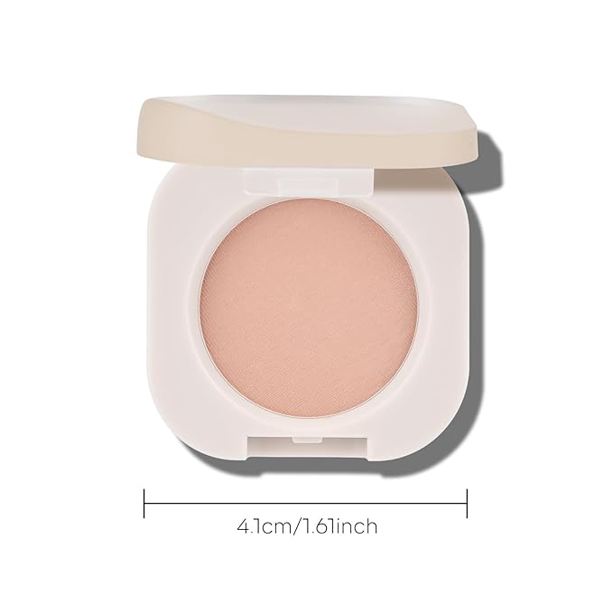 KYDA Single Matte Eyeshadow, Light Apricot Peach Eyeshadow, Ultra-fine Smooth Powder, Lightweight Blendable Formula, Warm Tone Eyes Makeup, Autumn Apricot