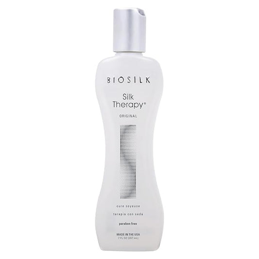 BioSilk Silk Therapy Original, Reconstructing Treatment For Adding Shine & Helping Prevent Split Ends, Sulfate, Paraben, & Cruelty-Free, 7 Oz