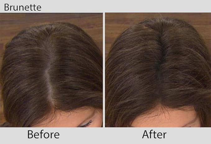 Joan Rivers Great Hair Day Root Touch Up Powder – Fill-in Powder for Thicker, Fuller Looking Hair (Brunette)