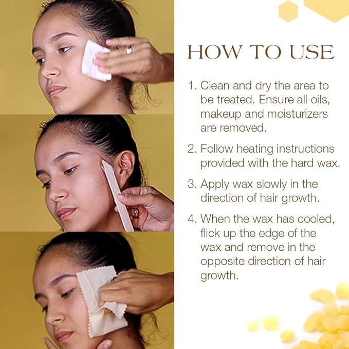 GiGi Microwave Tweezeless Wax, Non-Strip Waxing Kit Gentle Remover for Sensitive Skin, Painless Hair Removal - 2 Pack