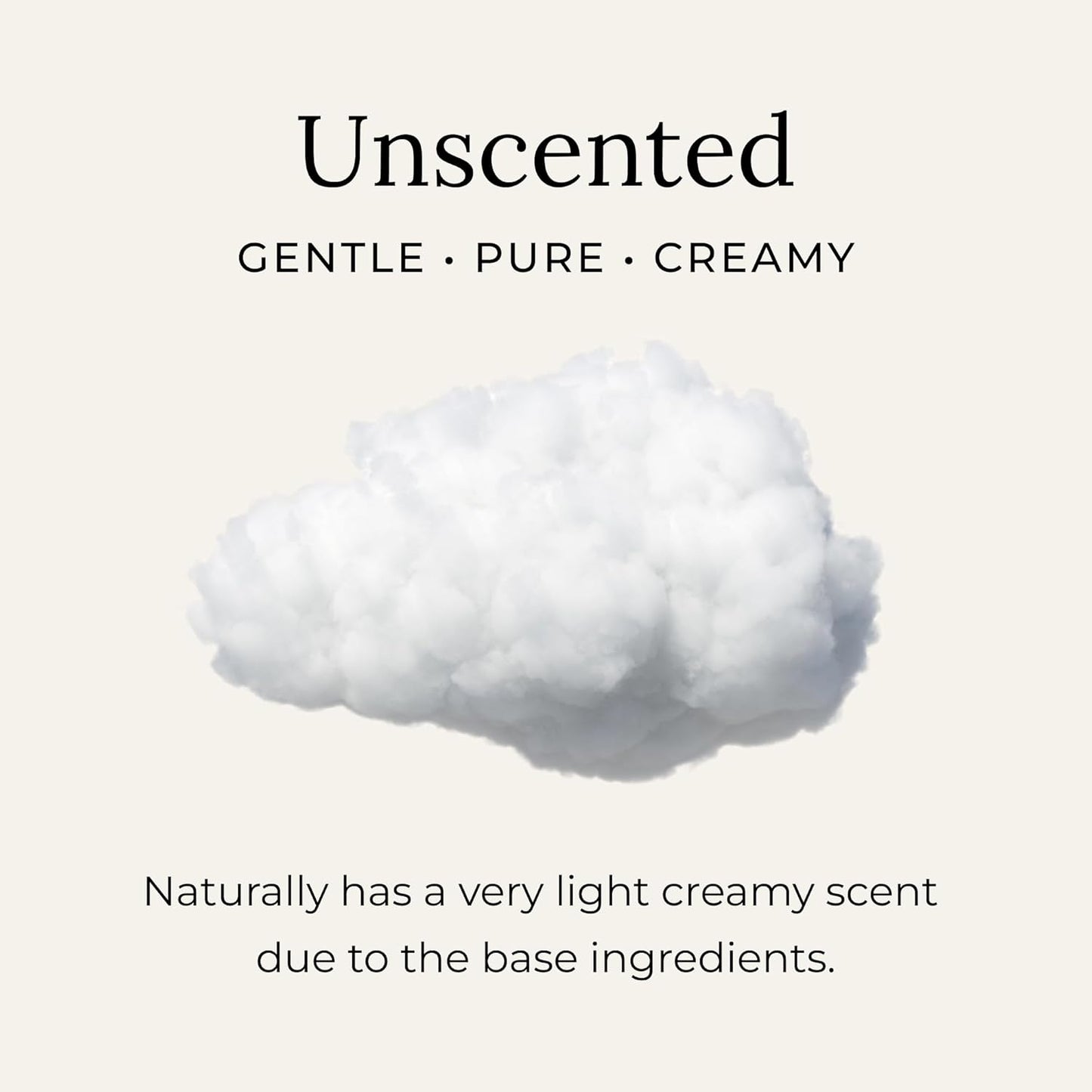 Little Seed Farm All Natural Deodorant Cream, Aluminum Free Deodorant for Women or Men, 2.4 Ounce - Unscented