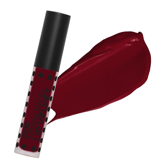 Sacha Cosmetics Intense Matte Lip Velvet Liquid Lipstick, Long-Lasting Velvet Matte Finish, 0.2 fl.oz Are You Red-dy?