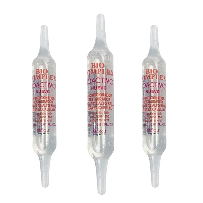 Bioactivo High Shine Hair Conditioner 3 Pack – 0.61 oz Each, Intense Nourishment & Glossy Shine Treatment for All Hair Types