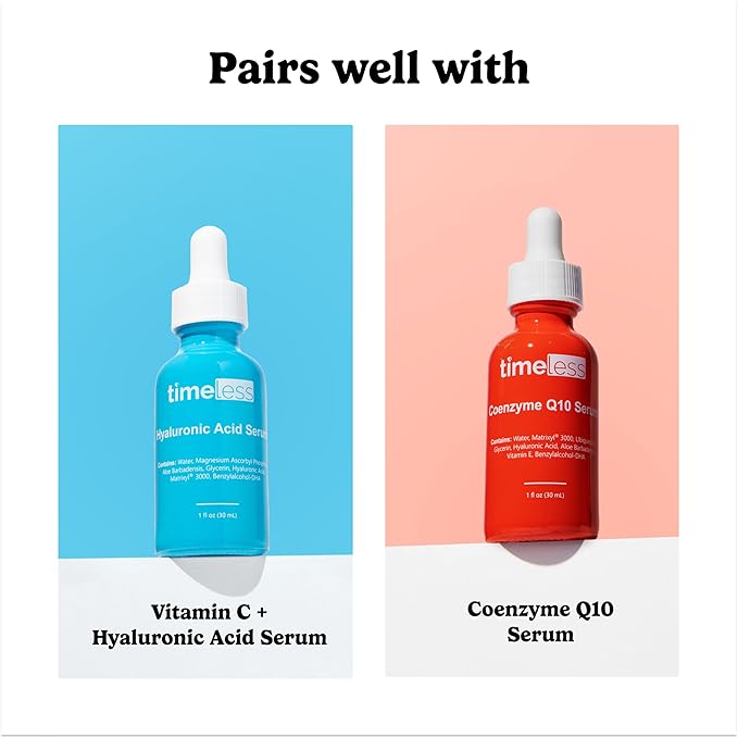 Timeless Skin Care Squalane Oil 100% Pure - Plant-Based Face Oil - Fragrance-Free - For Dry Skin - Moisturizing - 1 oz