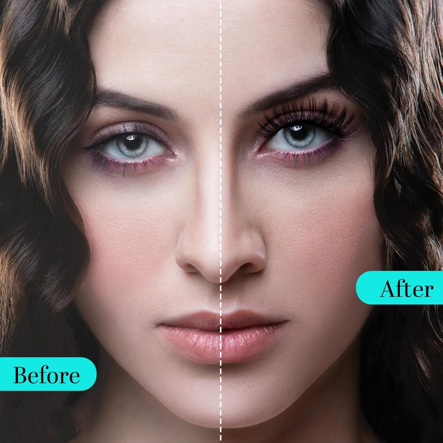 Lash Clusters Wispy 280PCS Eyelash Extension 50D Cluster Lashes Individual Lashes DIY Lash Extension Natural Look Cluster Eyelash Extensions Soft False Eyelashes at Home for Beginners(16mm)