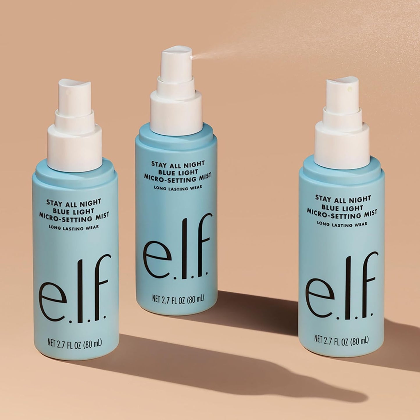 e.l.f. Stay All Day Blue Light Micro-Setting Mist Spray & Skin Refresher For A Matte Finish, Reduces Transmission, 2.7 Fl Oz