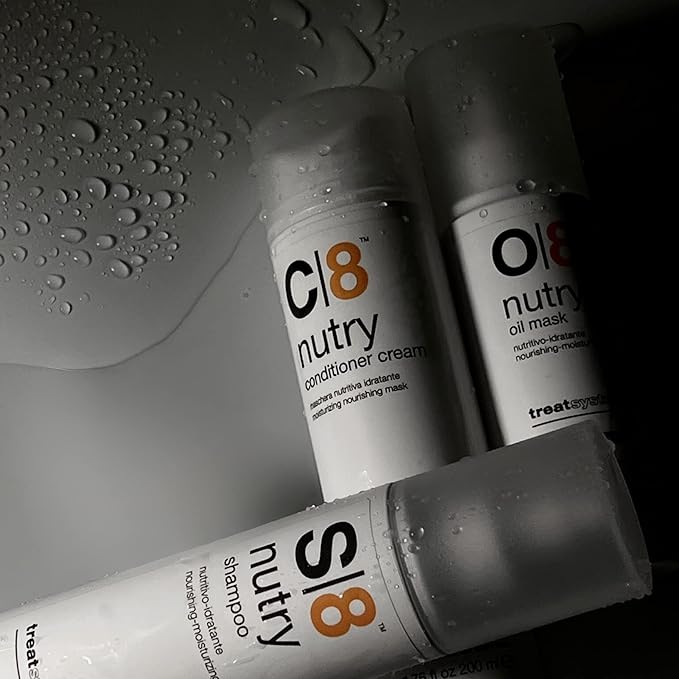 NAPURA O8 Intense Moisture Hair Oil Treatment Mask for Dry, Damaged Hair with Cashmere Proteins, Amla, Jojoba, Avocado Oil (5.07 fl oz) - Nourishes, Restores Elasticity & Enhances Shine for Dull Hair