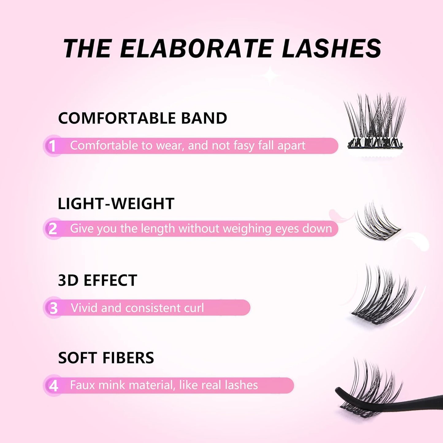 GAQQI Lash Clusters Kit, DIY Lash Extension Kit 120PCS Cluster Lashes C Curl, Wispy Eyelash Clusters 10-16MM with Lash Bond and Seal,Lash Remover and Lash Applicator (GQ19-KIT)