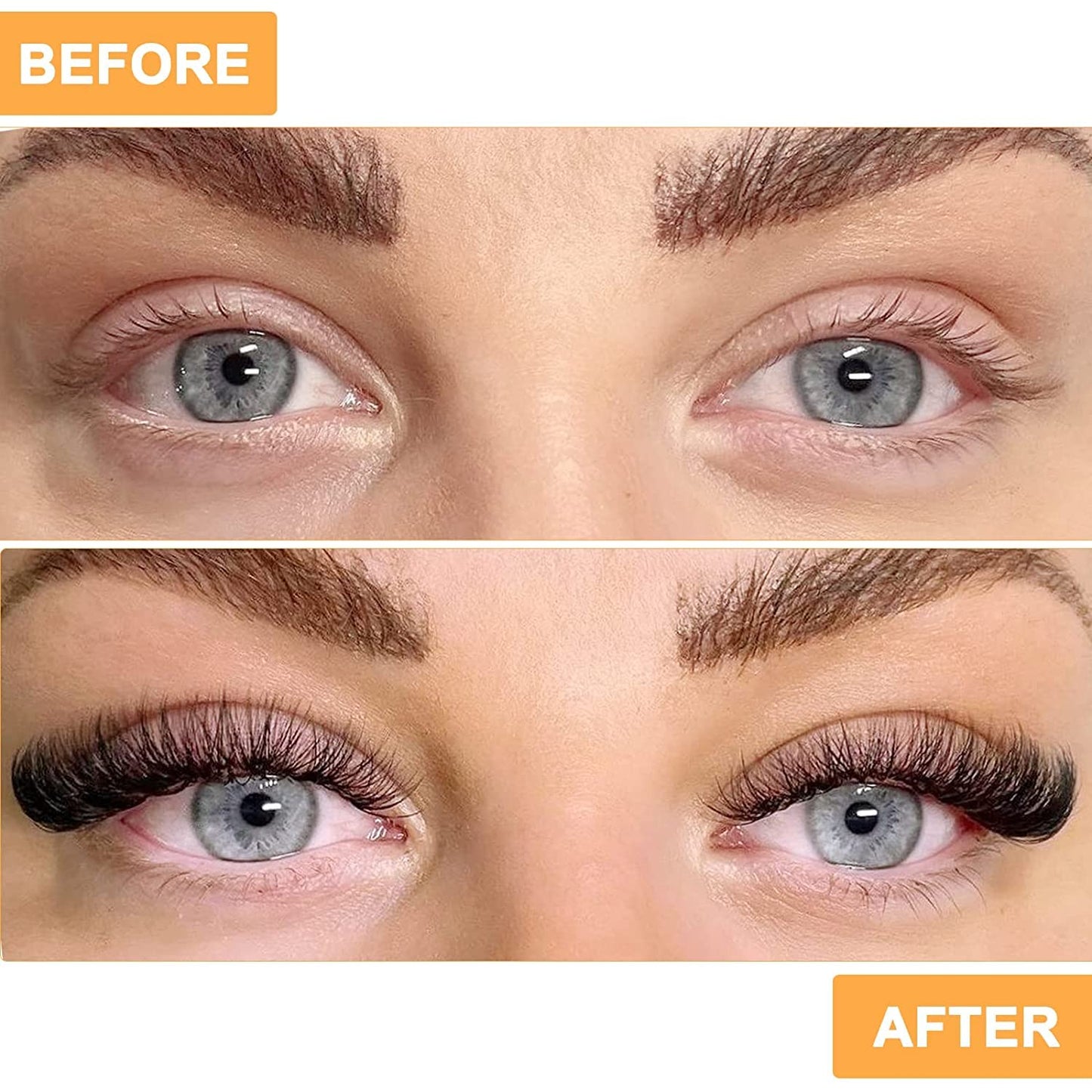 B&Qaugen Lash Clusters 30D-C-9-16MIX 280 Clusters False Eyelash 20D 30D 40D Lash Clusters Extensions Individual DIY Eyelash Extensions at Home (30D-C,9-16MIX)