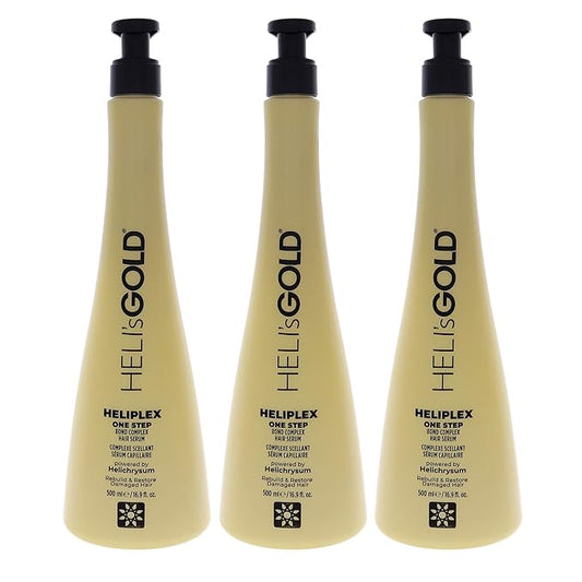 Heliplex One Step Hair Serum for Unisex - 16.9 oz Serum - Pack of 3