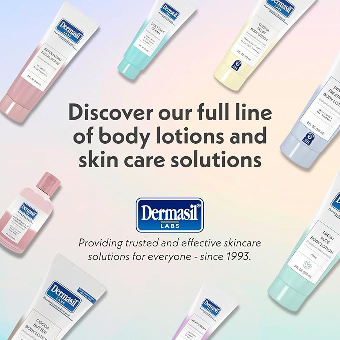 Dermasil Night Cream 3-Pack – Anti-Aging Face Moisturizer with Squalane, Hyaluronic Acid, Vitamin C, and Vitamin E, 2 Oz Ea