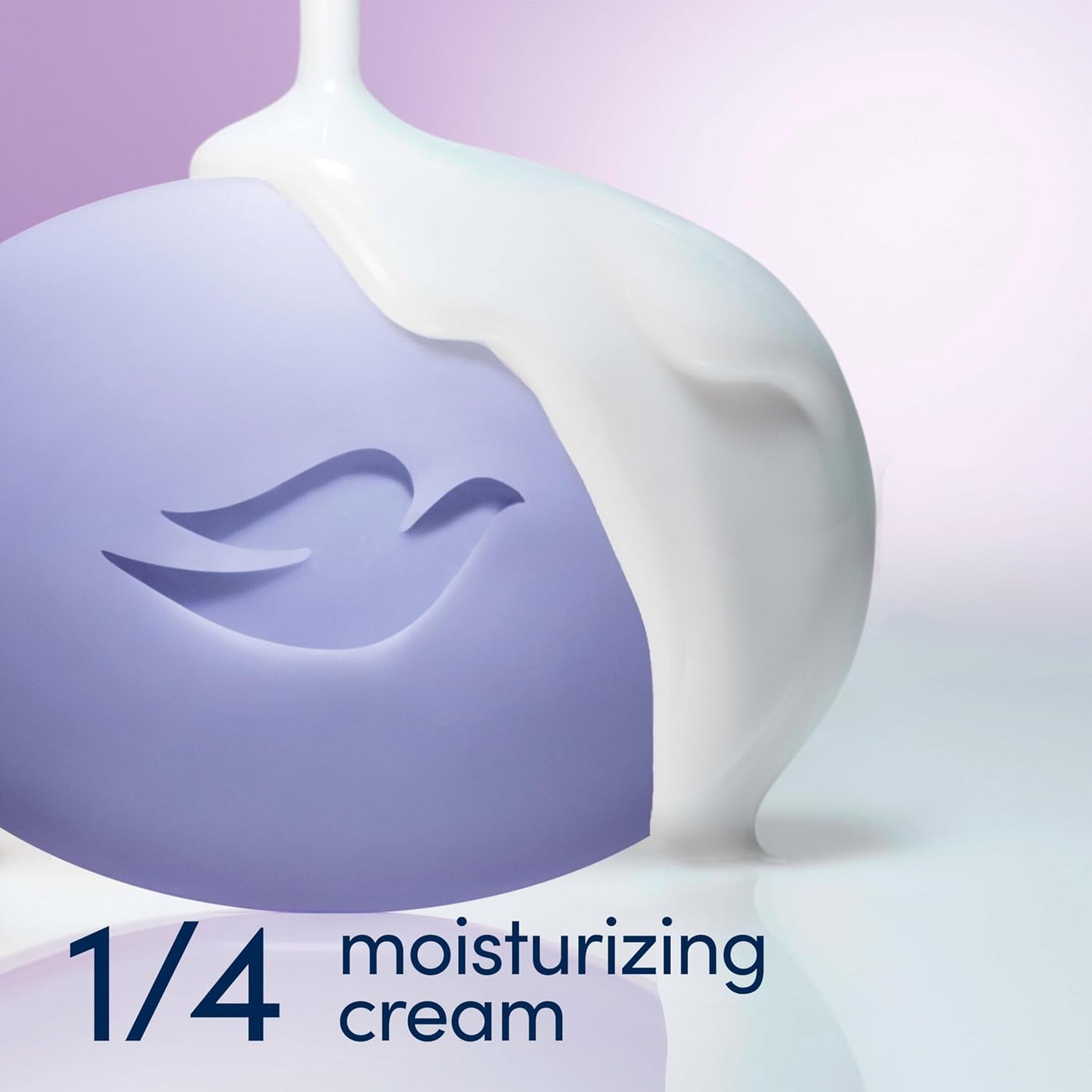 "Dove Anti-Stress Blue Chamomile And Oat Milk Moisturizes to Calm Skin Soap 106g Pack Of 6