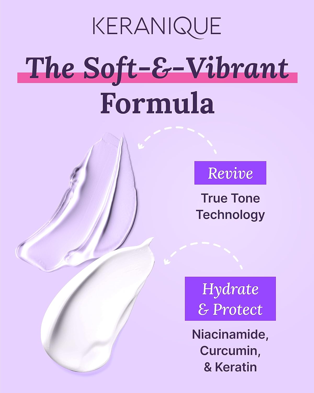 Keranique Color Safe Shampoo and Conditioner - Protect and Extend Color Shampoo and Conditioner for Women with Dry, Fine, Color Treated Hair - Sulfate Free Set for Colored Hair with UV Protection