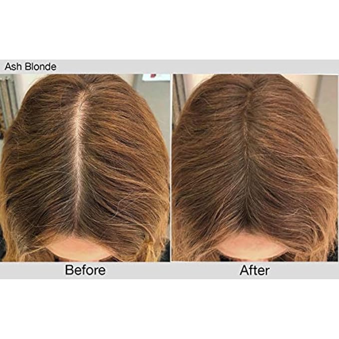 Joan Rivers Great Hair Day Root Touch Up Powder – Fill-in Powder for Thicker, Fuller Looking Hair (Ash Blonde)