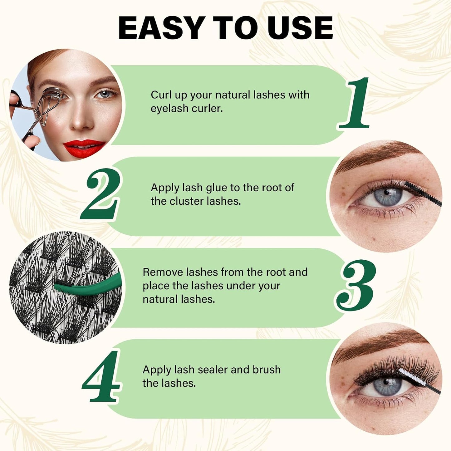 Lash Clusters 144pcs Eyelash Clusters D Curl 8-18MIX Individual Lashes KEYYOU Air Touch Cluster Lashes Super Lightweight Soft Wispy Comfortable Easy DIY at Home(Air02-D-8-18MIX)