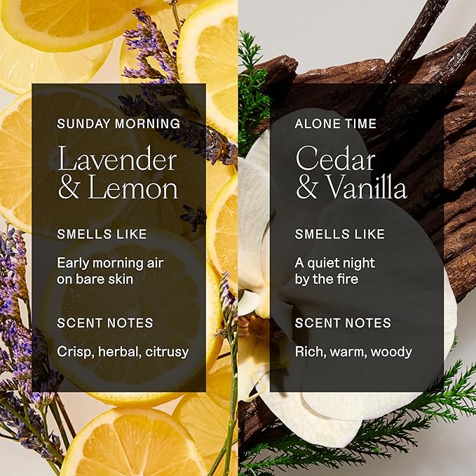 Each & Every Aluminum Free Deodorant for Women & Men, Lavender & Lemon + Cedar & Vanilla - All Natural Deodorant for Sensitive Skin, EWG Verified - Clean, Baking Soda-Free, Plant-Based - 2.5oz, 2 Pack