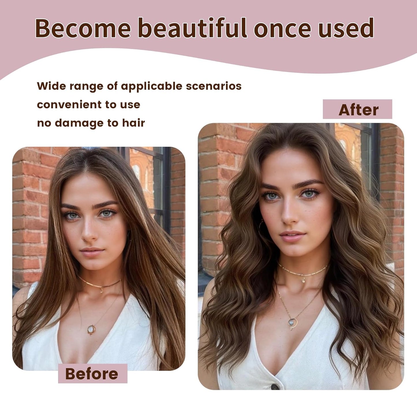 Heatless Curls Overnight Hair Curler - 3 Pcs Curling Rod to Sleep In, Velvet Hair Rollers with Satin Hair Scarf Girl's gift (Leopard Print)