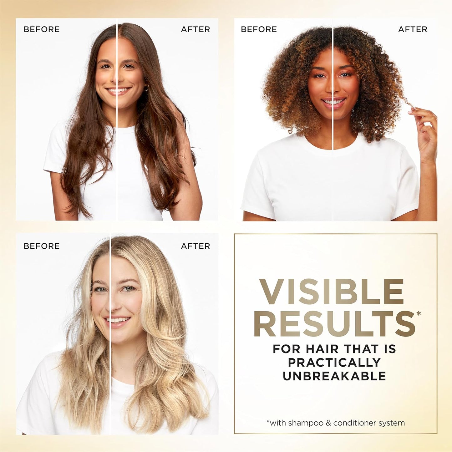 Pantene Infinite Lengths Conditioner with Biotin + Collagen, Strengthens Brittle Hair, Up to 90% Less Breakage, 1 Minute Miracle, Safe for Color Treated Hair, Floral Scent, 30 Fl Oz