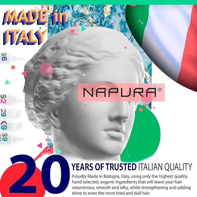 NAPURA S6 Active Professional Anti Dandruff Shampoo with Tea Tree Oil, 1% Zinc and 1% Salicylic Acid - Natural Itchy Scalp Treatment (13.53 fl oz) for Men and Women