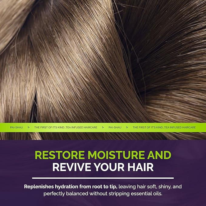 Pai-Shau Replenishing Cleanser and Conditioner Set - Hydrating Shampoo and Conditioner for All Hair Types - 2x250ml