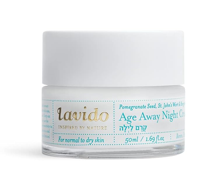 Lavido - Natural Age Away Night Cream | Renew, Repair + Protect Dry Skin (1.69 fl oz | 50 ml)