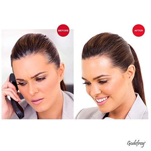 Godefroy Hair Color Tint Kit for 100% Gray Coverage, Light Ash Brown, 20 Applications, Long-Lasting Root Touch-Up for Men & Women, Pre-Measured Capsules, No Waste, DIY Salon-Quality Results at Home