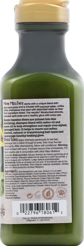 Maui Moisture Thicken & Restore + Bamboo Fibers Strengthening Shampoo to Soften Transitioning or Natural Hair & Renew Brittle Hair, Vegan, Silicone & Paraben-Free, 13 fl oz (Pack of 2)