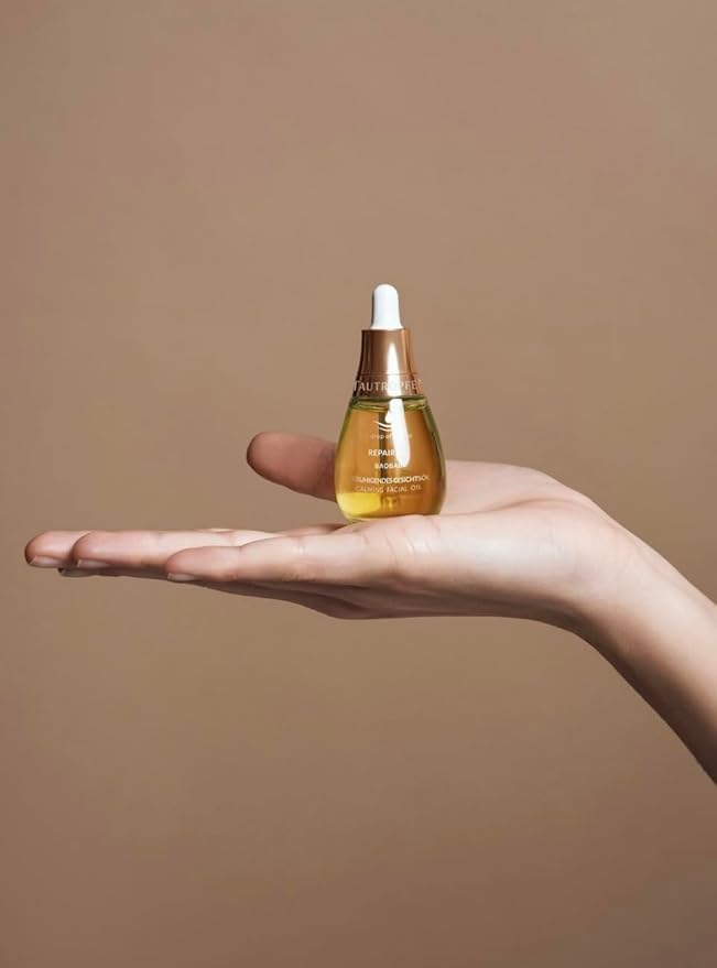 natural cosmetics, skincare, soothing facial oil for all skin types with baobab, 35 ml