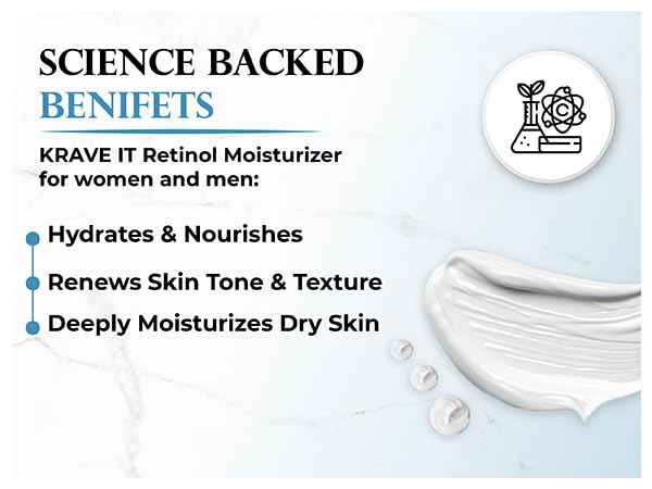 Retinol Cream for Face, Anti Aging Cream - Vitamin E, B5 & Hyaluronic Acid for Skin Care, Anti Wrinkle Face Cream with Collagen for Women/Men, Day-Night Face Moisturizer for Woman, Collagen Cream1.7oz