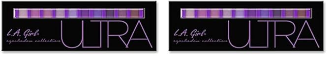 L.A. Girl Beauty Brick Eyeshadow, Ultra, 0.42 Ounce, Crayon (Pack of 2)