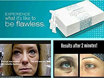 Instantly Ageless - Instant Face Lift Cream - Skin Care for Anti Aging face cream - Wrinkle Tightener - Instant Under Eye Bags Remover - Facelift 5 Vials