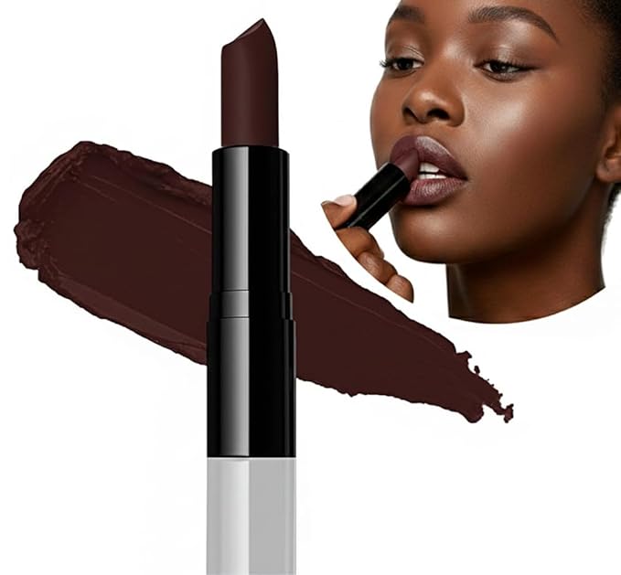 Flori Roberts Luxury Lipstick, Vibrant Lip Makeup for Women of Color or Deeper Skin Tones, Demi-Matte Texture, Hydrates and Conditions Lips