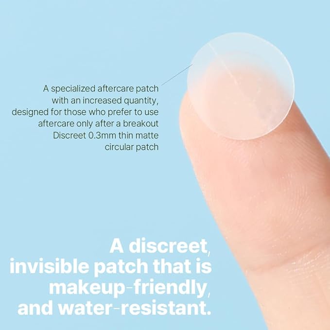 Ariul True AC Spot Cover After Care Patch, invisible patch, Hydrocolloid Acne Pimple Patches for Covering Zits and Blemishes (Niacinamide+Tea Tree Leaf Oil)10mm*60 Counts+12mm*50 Counts, 110 Counts