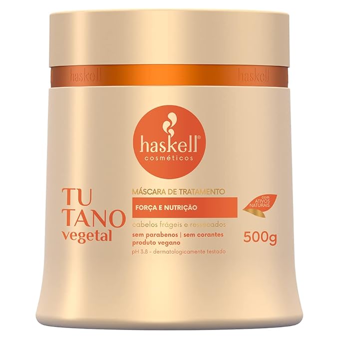 Haskell - Linha Tutano Vegetal - Mascara 500 Gr - (Vegetal Marrow Collection - Mask Net 17.64 Oz)