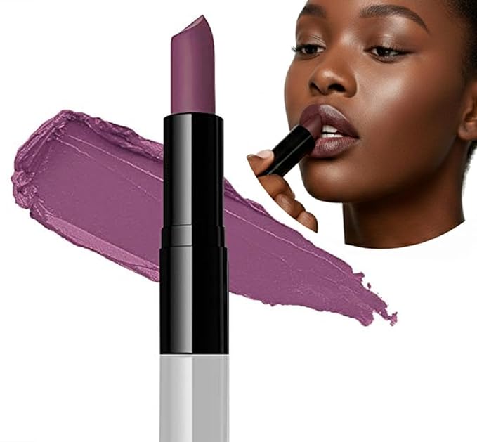 Flori Roberts Luxury Lipstick, Vibrant Lip Makeup for Women of Color or Deeper Skin Tones, Demi-Matte Texture, Hydrates and Conditions Lips