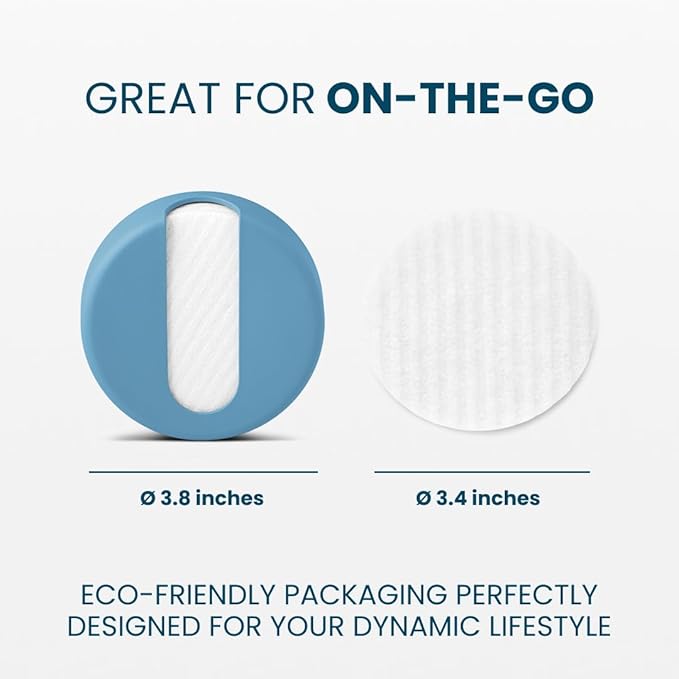 LastRound Reusable Makeup Remover Pads - 7 Washable Eco-Friendly Reusable Cotton Rounds for Face - Sustainable & Soft Cotton Face Pads for Facial Cleansing & Eye Makeup Removal - Travel Storage Case