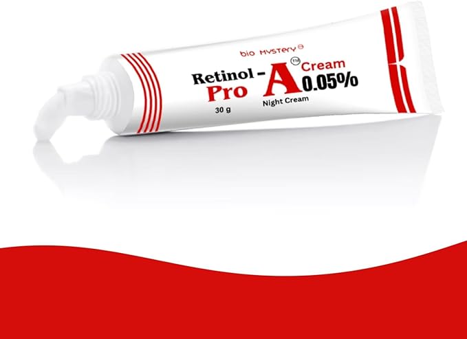 Retinol 0.05% For Night Repair Cream, Face Moisturizer for Wrinkle Reduction, Non-Greasy Formula for Daily Use 1.0 Oz