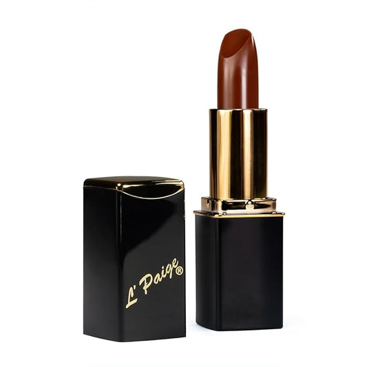 L’Paige LBR – Brown Color-Changing Lipstick and Lip Stain | Aloe Vera-Based, Long-Lasting, Moisturizing | Raspberry to Red Satin Finish
