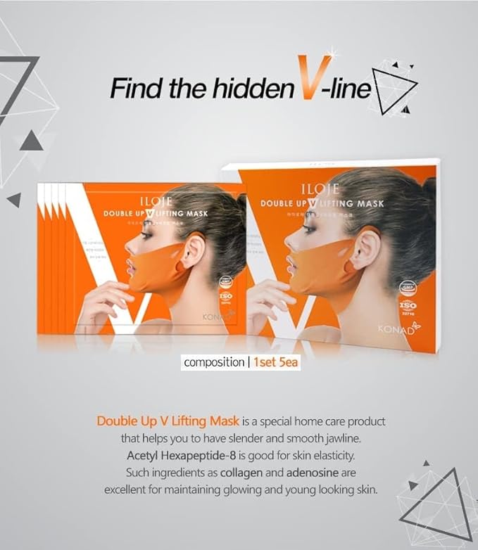 ILOJE DOUBLE UP V LIFTING MASK 5pc