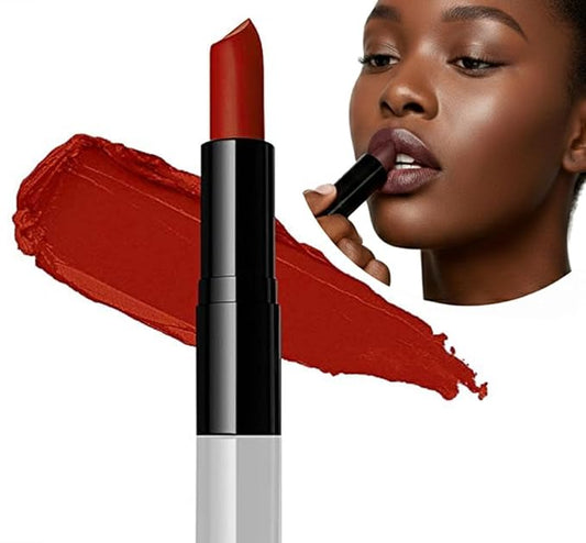 Flori Roberts Luxury Lipstick, Vibrant Lip Makeup for Women of Color or Deeper Skin Tones, Demi-Matte Texture, Hydrates and Conditions Lips