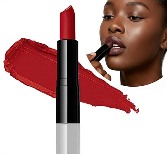 Flori Roberts Luxury Lipstick, Vibrant Lip Makeup for Women of Color or Deeper Skin Tones, Demi-Matte Texture, Hydrates and Conditions Lips