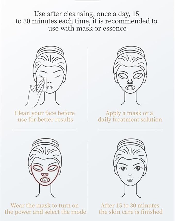 Skin Care Tool Mask 7 Colors portables for Facial Beauty Mask Tool