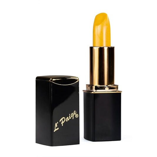 L’Paige LYW – Yellow Color-Changing Lipstick and Lip Stain | Aloe-Based, Long-Lasting Hydration | Custom Coral Tint with Satin Finish