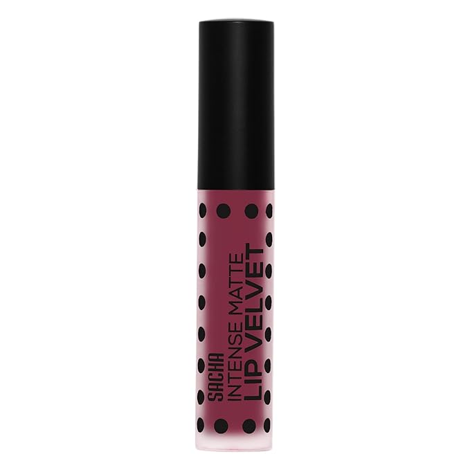Sacha Cosmetics Intense Matte Lip Velvet Liquid Lipstick, Long-Lasting Velvet Matte Finish, 0.2 fl oz Better Than The Ex