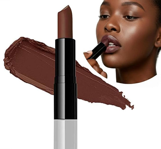 Flori Roberts Luxury Lipstick, Vibrant Lip Makeup for Women of Color or Deeper Skin Tones, Demi-Matte Texture, Hydrates and Conditions Lips