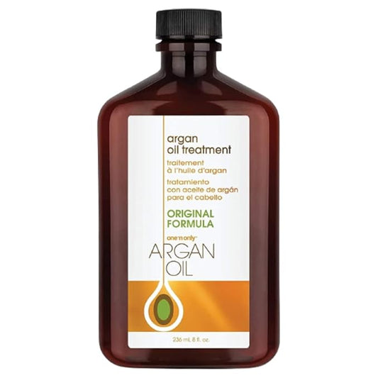 One n Only Argan Oil Hair Treatment - Lightweight & Hydrating Hair Oil for Natural, Wigs & Extensions - Shine Enhancing, Heat Protectant & Frizz Control (8 oz)